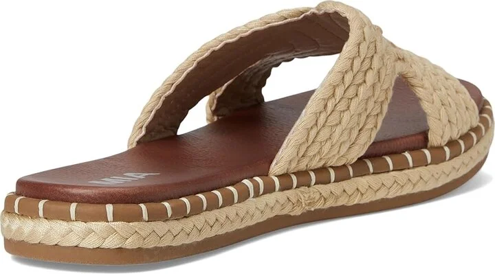 MIA Sirah Women's Sandals Natural : 7.5 M, Faux Leather - Image 4