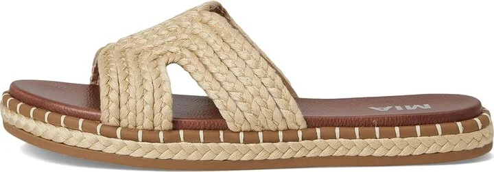 MIA Sirah Women's Sandals Natural : 7.5 M, Faux Leather - Image 6