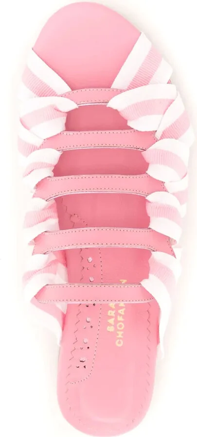 Mia stripe-detailing slides - Image 4