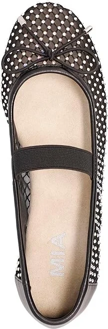 MIA Unica Women's Flat Shoes Black : 10 M, Mesh - Image 2