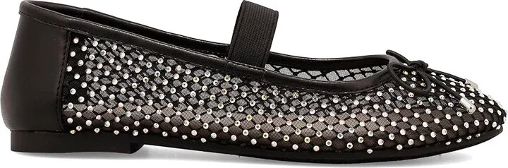 MIA Unica Women's Flat Shoes Black : 10 M, Mesh - Image 4