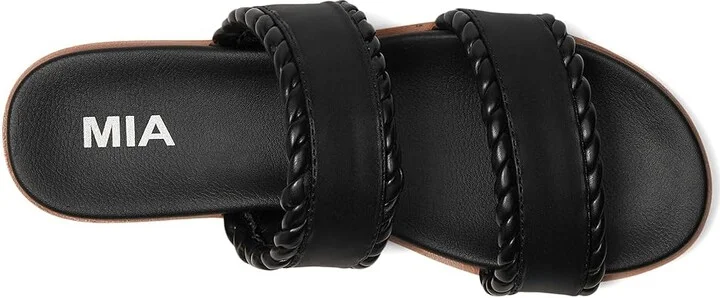 MIA Vada Women's Sandals Black : 7.5 M, Faux Leather - Image 2