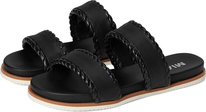 MIA Vada Women's Sandals Black : 7.5 M, Faux Leather