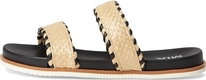 MIA Vella Women's Sandals Natural/Brown : 6.5 M, Faux Leather - Image 6