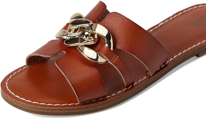 MIA Venetia Women's Wedge Shoes Cognac : 6 M, Faux Leather - Image 7
