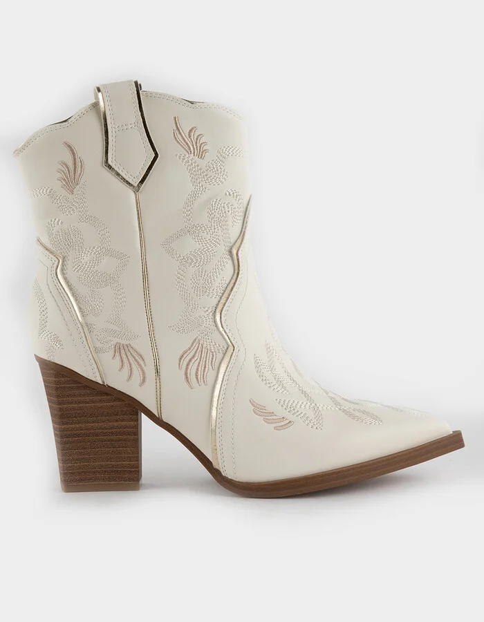 MIA Wendi Womens Western Short Boots - Image 2
