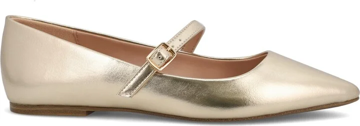 Mia Women's Aviba Mary-Jane Pointed Toe Flats - Image 2