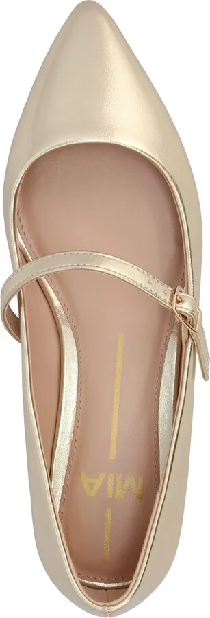 Mia Women's Aviba Mary-Jane Pointed Toe Flats - Image 4