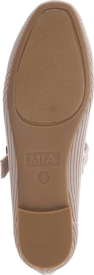 Mia Women's Brita Mary-Jane Round Toe Knit Flats - Image 5
