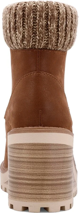 Mia Women's Chaz Lug Sole Wedge Booties - Image 2