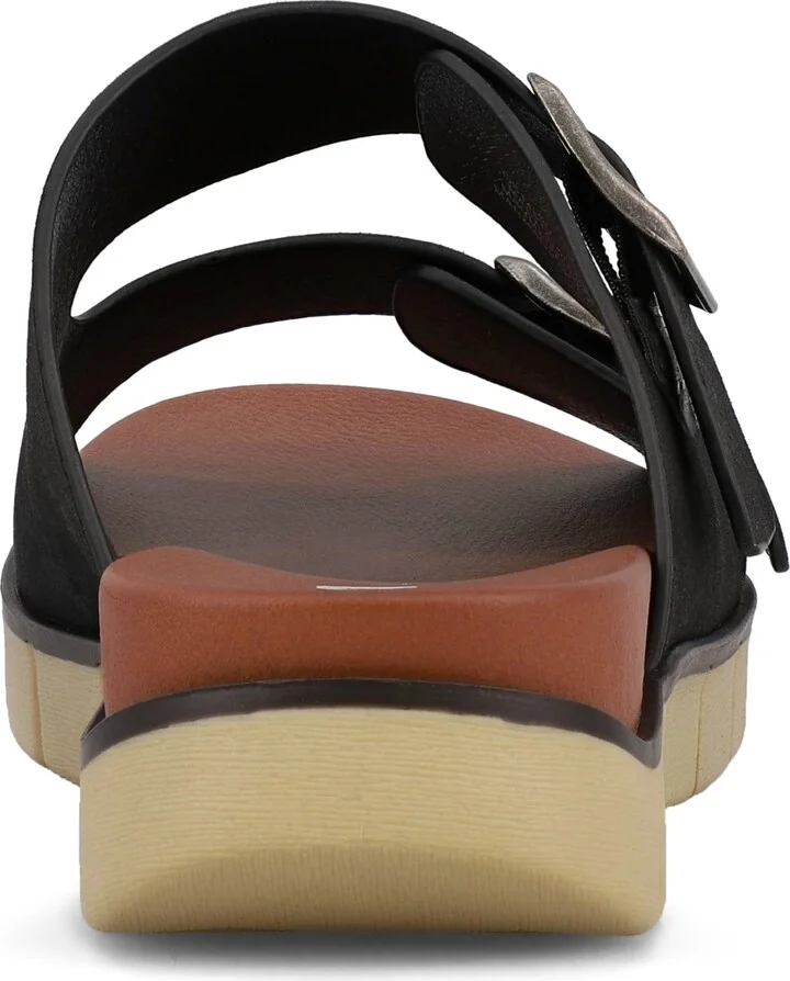 Mia Women's Esei Double Buckle Slip-On Slide Sandals - Image 3