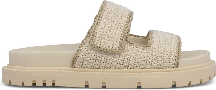 Mia Women's Gabri Double Strap Slip-On Slide Sandals - Bone, Sand - Image 2