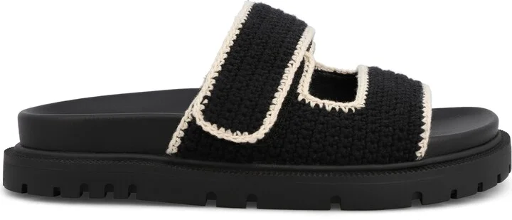 Mia Women's Gabri Double Strap Slip-On Slide Sandals - Bone, Sand - Image 6