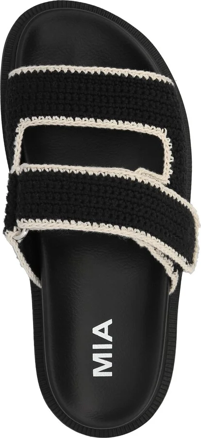 Mia Women's Gabri Double Strap Slip-On Slide Sandals - Bone, Sand - Image 8