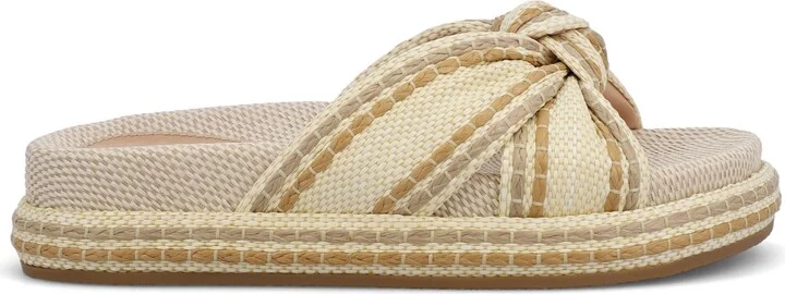 Mia Women's Giade Raffia Slip-On Sandals - Image 2