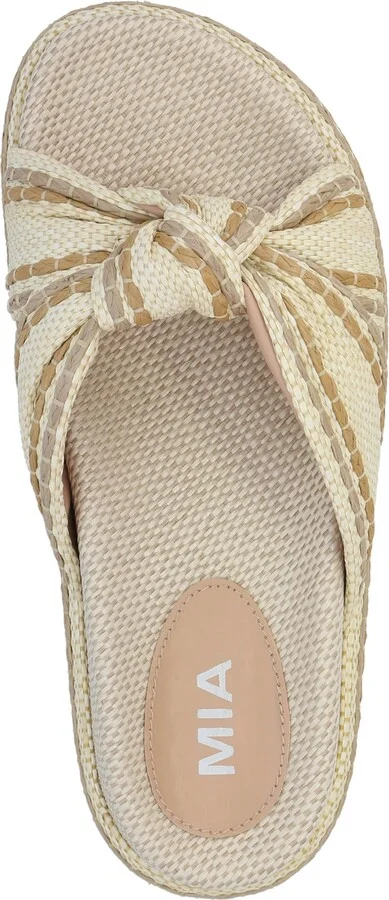 Mia Women's Giade Raffia Slip-On Sandals - Image 4