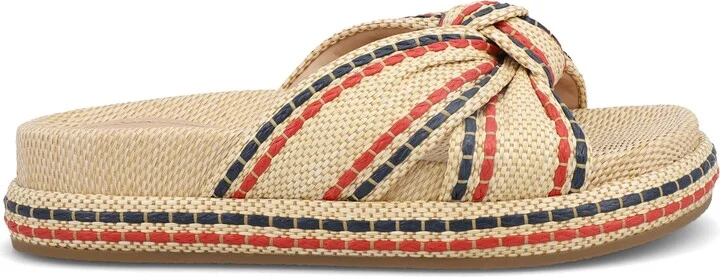 Mia Women's Giade Raffia Slip-On Sandals - Image 6