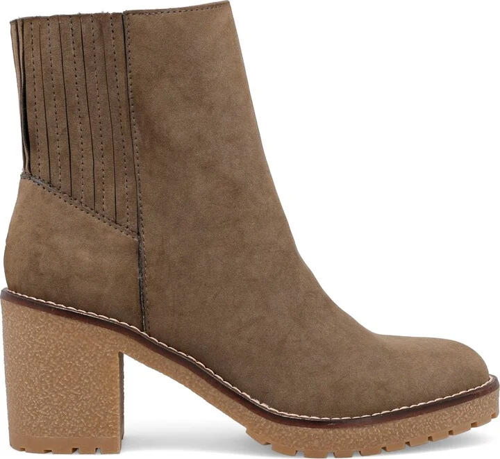 Mia Women's Harlow Lug-Sole Block-Heel Chelsea Booties - Image 6