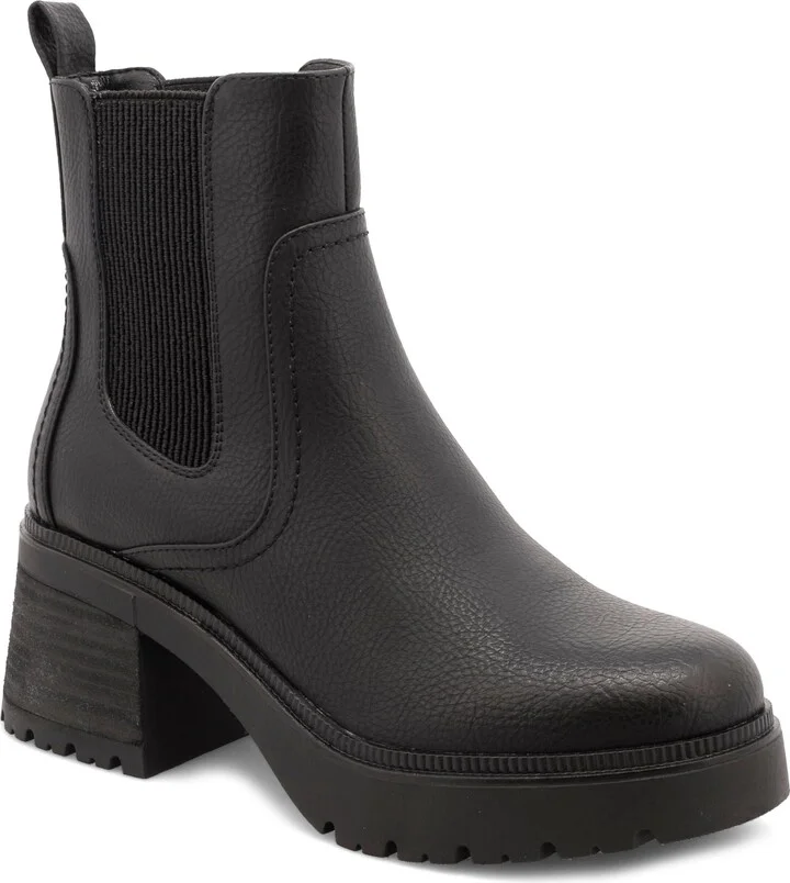 Mia Women's Irie Pull On Block-Heel Chelsea Booties