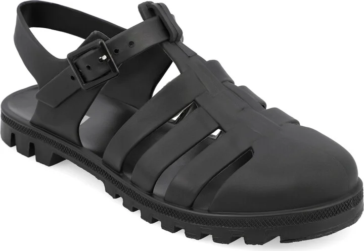 Mia Women's Jelly Fisherman Round Toe Sandals