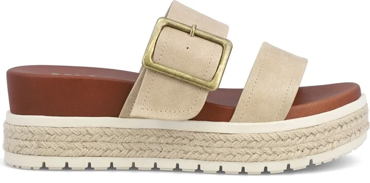 Mia Women's Kika Platform Slide Round Toe Sandals - Image 2