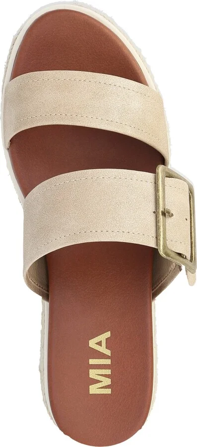 Mia Women's Kika Platform Slide Round Toe Sandals - Image 4