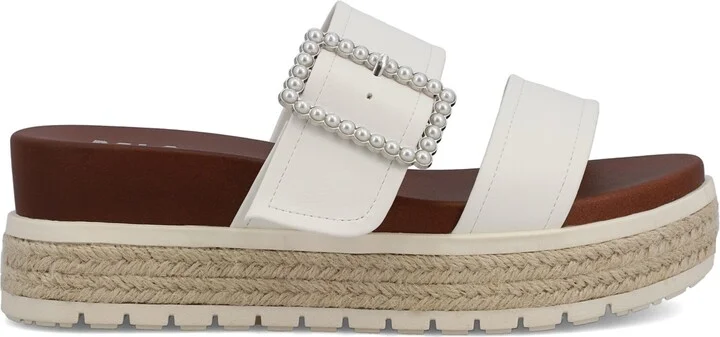 Mia Women's Kika Platform Slide Round Toe Sandals - Image 10