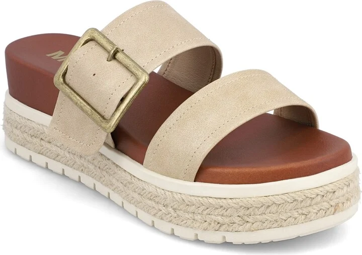 Mia Women's Kika Platform Slide Round Toe Sandals