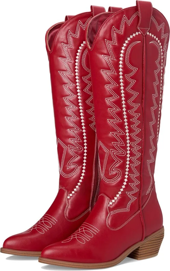 Deep Red/Off White