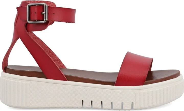 Mia Women's Lunna Round Toe Platform Sandals - Image 6