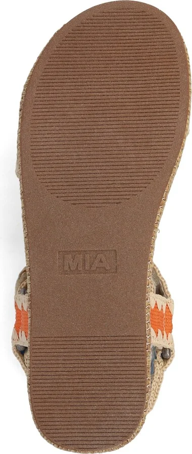 Mia Women's Malti Flatform Round Toe Sandals - Coral, Blue, Yellow - Image 5