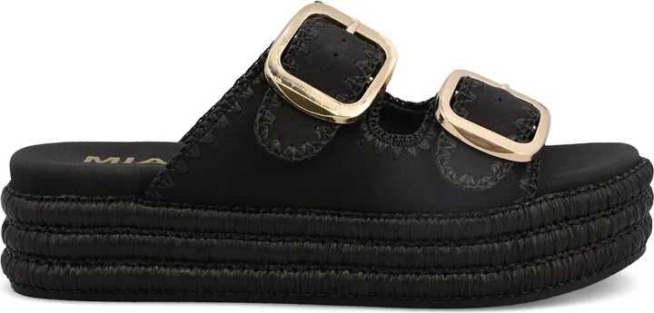 Mia Women's Mieko Flatform Slip-On Slide Sandals - Image 2