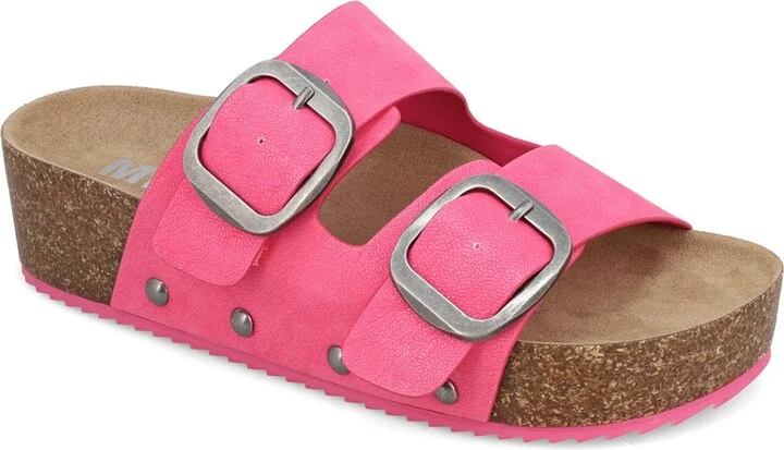 Mia Women's Qianna Platform Slip-On Slide Sandals