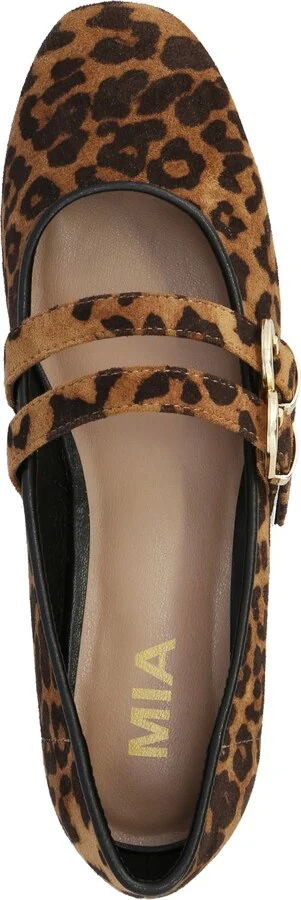 Mia Women's Radia-n Double Buckle Round Toe Flats - Image 4