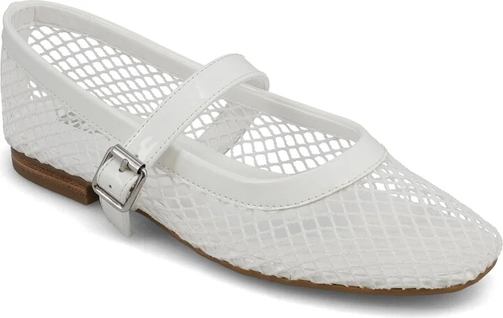 Mia Women's Rayza Mary-Jane Round Toe Flats