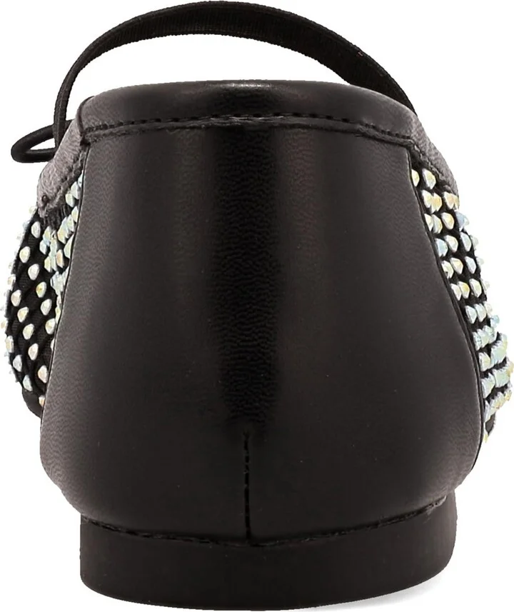 Mia Women's Unica Mary-Jane Rhinestone Mesh Flats - Image 3