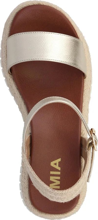 Mia Women's Yanis Round Toe Wedge Sandals - Image 4
