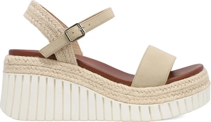 Mia Women's Yanis Round Toe Wedge Sandals - Image 6