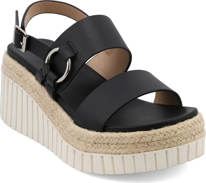 Mia Women's Yuna Round Toe Wedge Sandals
