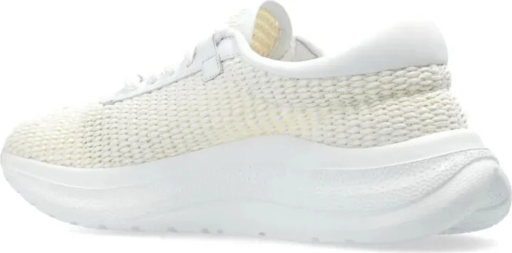 Mia woven-design leather sneakers - Image 3