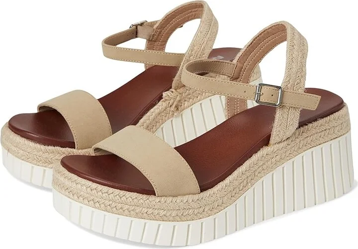MIA Yanis Women's Wedge Shoes Sand : 6.5 M, Faux Leather