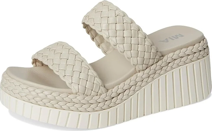 MIA Yoshi Women's Wedge Shoes Ecru : 8.5 M, Faux Leather - Image 5