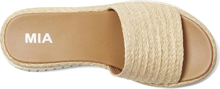 MIA Yuki Women's Wedge Shoes Natural : 8.5 M, Faux Leather - Image 2