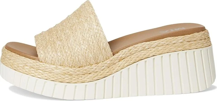 MIA Yuki Women's Wedge Shoes Natural : 8.5 M, Faux Leather - Image 6