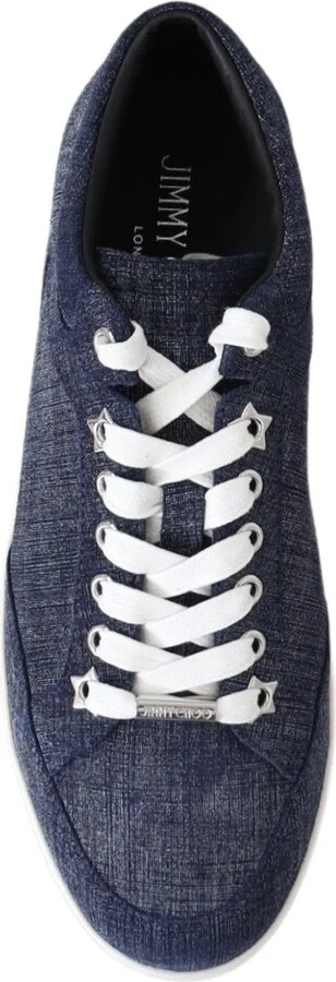 Miami Blue Denim Women's Sneakers - Image 4