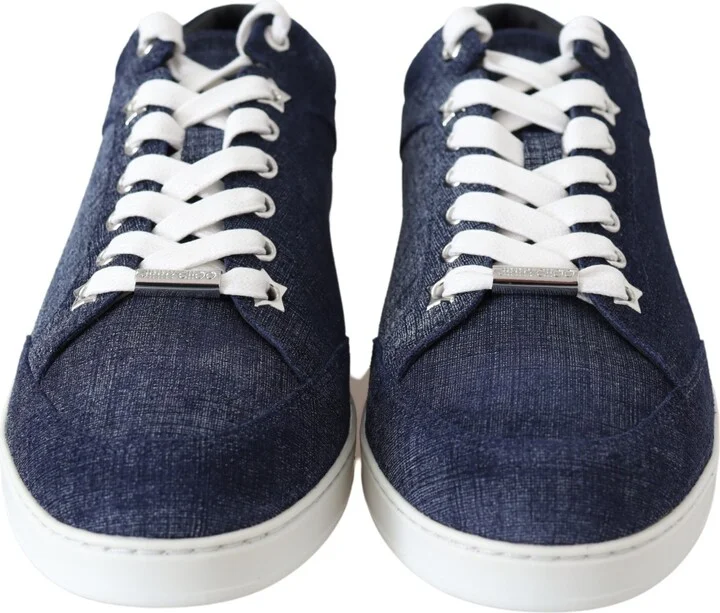 Miami Blue Denim Women's Sneakers - Image 6
