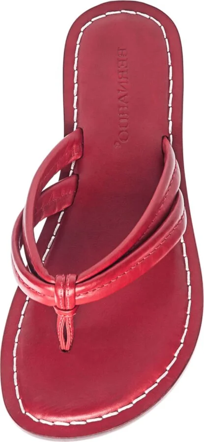 Miami Leather Slide Sandals - Image 6