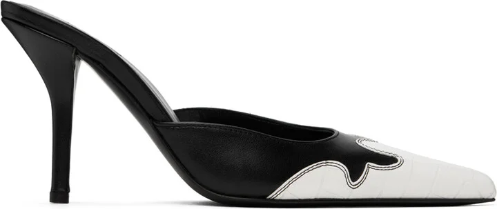 Miaou Black & White GIABORGHINI Edition June Mules