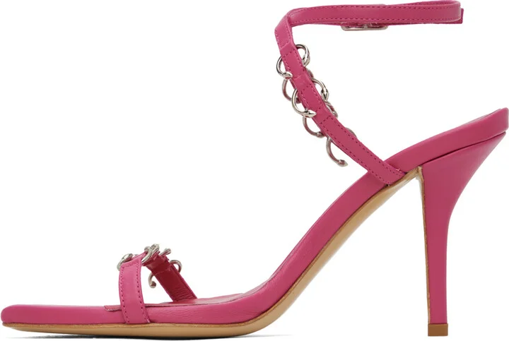 Miaou Pink GIABORGHINI Edition Reno Heeled Sandals - Image 3