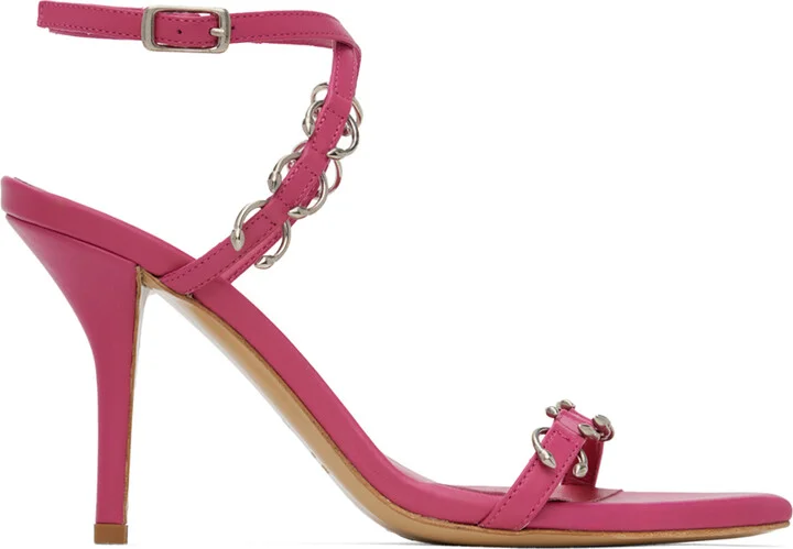 Miaou Pink GIABORGHINI Edition Reno Heeled Sandals